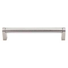 Top Knobs [M1004] Plated Steel Cabinet Bar Pull Handle - Pennington Series - Oversized - Brushed Satin Nickel Finish - 6 5/16&quot; C/C - 6 11/16&quot; L