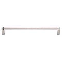 Top Knobs [M1005] Plated Steel Cabinet Bar Pull Handle - Pennington Series - Oversized - Brushed Satin Nickel Finish - 8 13/16&quot; C/C - 9 3/16&quot; L