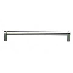 Top Knobs [M1007] Plated Steel Cabinet Bar Pull Handle - Pennington Series - Oversized - Brushed Satin Nickel Finish - 15&quot; C/C - 15 3/8&quot; L