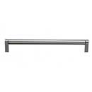 Top Knobs [M1007] Plated Steel Cabinet Bar Pull Handle - Pennington Series - Oversized - Brushed Satin Nickel Finish - 15&quot; C/C - 15 3/8&quot; L