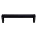 Top Knobs [M1017] Plated Steel Cabinet Bar Pull Handle - Pennington Series - Oversized - Flat Black Finish - 5 1/16" C/C - 5 7/16" L