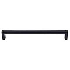 Top Knobs [M1019] Plated Steel Cabinet Bar Pull Handle - Pennington Series - Oversized - Flat Black Finish - 8 13/16&quot; C/C - 9 3/16&quot; L