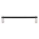 Top Knobs [M1257] Plated Steel Cabinet Bar Pull Handle - Pennington Series - Oversized - Polished Nickel Finish - 6 5/16" C/C - 6 11/16" L