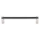 Top Knobs [M1257] Plated Steel Cabinet Bar Pull Handle - Pennington Series - Oversized - Polished Nickel Finish - 6 5/16&quot; C/C - 6 11/16&quot; L