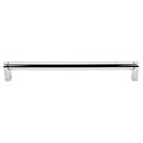 Top Knobs [M1258] Plated Steel Cabinet Bar Pull Handle - Pennington Series - Oversized - Polished Nickel Finish - 8 13/16" C/C - 9 3/16" L