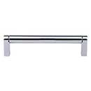 Top Knobs [M2091] Plated Steel Cabinet Bar Pull Handle - Pennington Series - Oversized - Polished Chrome Finish - 5 1/16" C/C - 5 7/16" L