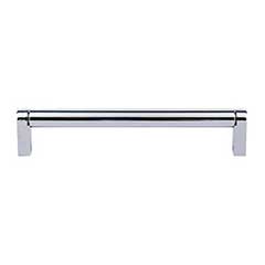 Top Knobs [M2092] Plated Steel Cabinet Bar Pull Handle - Pennington Series - Oversized - Polished Chrome Finish - 6 5/16&quot; C/C - 6 11/16&quot; L