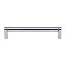 Top Knobs [M2092] Plated Steel Cabinet Bar Pull Handle - Pennington Series - Oversized - Polished Chrome Finish - 6 5/16" C/C - 6 11/16" L