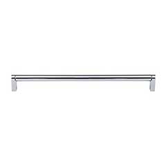 Top Knobs [M2094] Plated Steel Cabinet Bar Pull Handle - Pennington Series - Oversized - Polished Chrome Finish - 11 11/32&quot; C/C - 11 11/16&quot; L