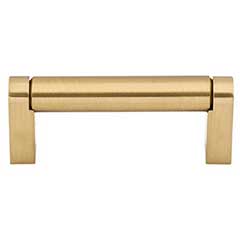 Top Knobs [M2400] Plated Steel Cabinet Bar Pull Handle - Pennington Series - Standard Size - Honey Bronze Finish - 3" C/C - 3 3/8" L