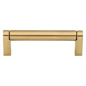 Top Knobs [M2401] Plated Steel Cabinet Bar Pull Handle - Pennington Series - Standard Size - Honey Bronze Finish - 3 3/4" C/C - 4 3/8" L