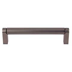 Top Knobs [M2435] Plated Steel Cabinet Bar Pull Handle - Pennington Series - Oversized - Ash Gray Finish - 5 1/16&quot; C/C - 5 7/16&quot; L