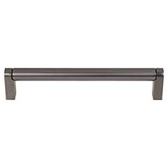 Top Knobs [M2436] Plated Steel Cabinet Bar Pull Handle - Pennington Series - Oversized - Ash Gray Finish - 6 5/16" C/C - 6 11/16" L