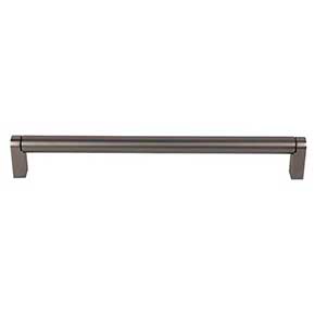 Top Knobs [M2437] Plated Steel Cabinet Bar Pull Handle - Pennington Series - Oversized - Ash Gray Finish - 8 13/16" C/C - 9 3/16" L