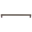 Top Knobs [M2438] Plated Steel Cabinet Bar Pull Handle - Pennington Series - Oversized - Ash Gray Finish - 11 11/32&quot; C/C - 11 11/16&quot; L