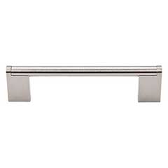 Top Knobs [M1042] Plated Steel Cabinet Bar Pull Handle - Princetonian Series - Oversized - Brushed Satin Nickel Finish - 5 1/16&quot; C/C - 5 13/16&quot; L