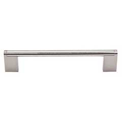 Top Knobs [M1043] Plated Steel Cabinet Bar Pull Handle - Princetonian Series - Oversized - Brushed Satin Nickel Finish - 6 5/16&quot; C/C - 7 1/8&quot; L