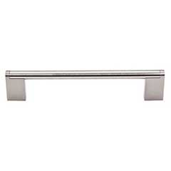 Top Knobs [M1043] Plated Steel Cabinet Bar Pull Handle - Princetonian Series - Oversized - Brushed Satin Nickel Finish - 6 5/16&quot; C/C - 7 1/8&quot; L