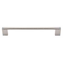 Top Knobs [M1044] Plated Steel Cabinet Bar Pull Handle - Princetonian Series - Oversized - Brushed Satin Nickel Finish - 8 13/16&quot; C/C - 9 5/8&quot; L
