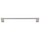 Top Knobs [M1045] Plated Steel Cabinet Bar Pull Handle - Princetonian Series - Oversized - Brushed Satin Nickel Finish - 11 11/32&quot; C/C - 12 1/8&quot; L