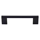 Top Knobs [M1056] Plated Steel Cabinet Bar Pull Handle - Princetonian Series - Oversized - Flat Black Finish - 5 1/16&quot; C/C - 5 13/16&quot; L