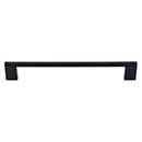 Top Knobs [M1058] Plated Steel Cabinet Bar Pull Handle - Princetonian Series - Oversized - Flat Black Finish - 8 13/16" C/C - 9 5/8" L