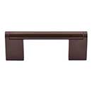 Top Knobs [M1068] Plated Steel Cabinet Bar Pull Handle - Princetonian Series - Standard Size - Oil Rubbed Bronze Finish - 3&quot; C/C - 3 3/4&quot; L