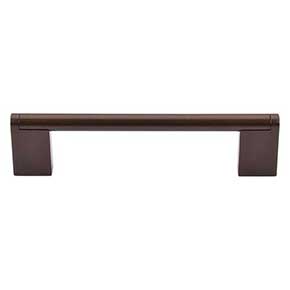 Top Knobs [M1070] Plated Steel Cabinet Bar Pull Handle - Princetonian Series - Oversized - Oil Rubbed Bronze Finish - 5 1/16" C/C - 5 13/16" L