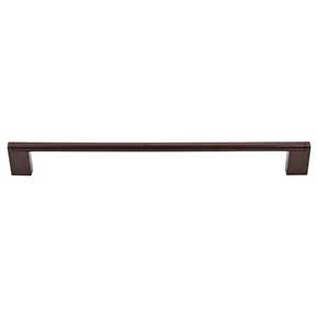 Top Knobs [M1073] Plated Steel Cabinet Bar Pull Handle - Princetonian Series - Oversized - Oil Rubbed Bronze Finish - 11 11/32" C/C - 12 1/8" L