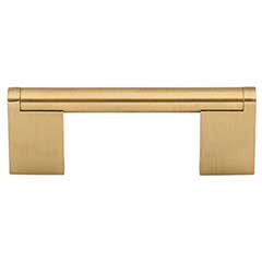 Top Knobs [M2410] Plated Steel Cabinet Bar Pull Handle - Princetonian Series - Standard Size - Honey Bronze Finish - 3&quot; C/C - 3 3/4&quot; L