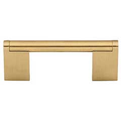 Top Knobs [M2410] Plated Steel Cabinet Bar Pull Handle - Princetonian Series - Standard Size - Honey Bronze Finish - 3" C/C - 3 3/4" L