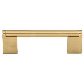 Top Knobs [M2411] Plated Steel Cabinet Bar Pull Handle - Princetonian Series - Standard Size - Honey Bronze Finish - 3 3/4" C/C - 4 9/16" L
