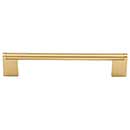 Top Knobs [M2413] Plated Steel Cabinet Bar Pull Handle - Princetonian Series - Oversized - Honey Bronze Finish - 6 5/16" C/C - 7 1/8" L