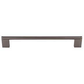 Top Knobs [M2447] Plated Steel Cabinet Bar Pull Handle - Princetonian Series - Oversized - Ash Gray Finish - 8 13/16" C/C - 9 5/8" L