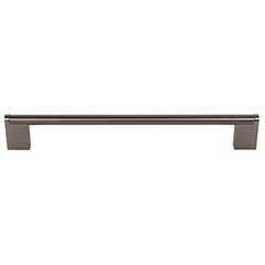 Top Knobs [M2447] Plated Steel Cabinet Bar Pull Handle - Princetonian Series - Oversized - Ash Gray Finish - 8 13/16&quot; C/C - 9 5/8&quot; L