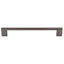 Top Knobs [M2447] Plated Steel Cabinet Bar Pull Handle - Princetonian Series - Oversized - Ash Gray Finish - 8 13/16&quot; C/C - 9 5/8&quot; L