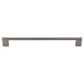 Top Knobs [M2448] Plated Steel Cabinet Bar Pull Handle - Princetonian Series - Oversized - Ash Gray Finish - 11 11/32" C/C - 12 1/8" L