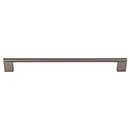 Top Knobs [M2448] Plated Steel Cabinet Bar Pull Handle - Princetonian Series - Oversized - Ash Gray Finish - 11 11/32" C/C - 12 1/8" L