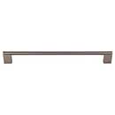 Top Knobs [M2448] Plated Steel Cabinet Bar Pull Handle - Princetonian Series - Oversized - Ash Gray Finish - 11 11/32&quot; C/C - 12 1/8&quot; L