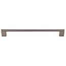 Top Knobs [M2449] Plated Steel Cabinet Bar Pull Handle - Princetonian Series - Oversized - Ash Gray Finish - 15&quot; C/C - 15 13/16&quot; L