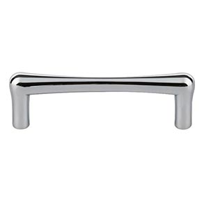 Top Knobs [TK763PC] Die Cast Zinc Cabinet Pull Handle - Brookline Series - Standard Size - Polished Chrome Finish - 3 3/4" C/C - 4 5/16" L