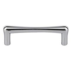 Top Knobs [TK763PC] Die Cast Zinc Cabinet Pull Handle - Brookline Series - Standard Size - Polished Chrome Finish - 3 3/4" C/C - 4 5/16" L