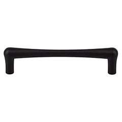 Top Knobs [TK764BLK] Die Cast Zinc Cabinet Pull Handle - Brookline Series - Oversized - Flat Black Finish - 5 1/16" C/C - 5 5/8" L