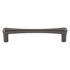 Top Knobs [TK765AG] Die Cast Zinc Cabinet Pull Handle - Brookline Series - Oversized - Ash Gray Finish - 6 5/16" C/C - 6 15/16" L