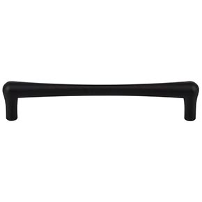 Top Knobs [TK765BLK] Die Cast Zinc Cabinet Pull Handle - Brookline Series - Oversized - Flat Black Finish - 6 5/16" C/C - 6 15/16" L