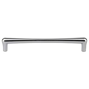 Top Knobs [TK766PC] Die Cast Zinc Cabinet Pull Handle - Brookline Series - Oversized - Polished Chrome Finish - 7 9/16" C/C - 8 3/16" L