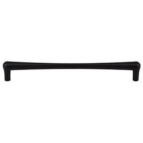 Top Knobs [TK767BLK] Die Cast Zinc Cabinet Pull Handle - Brookline Series - Oversized - Flat Black Finish - 9" C/C - 9 5/8" L