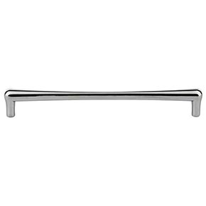 Top Knobs [TK767PC] Die Cast Zinc Cabinet Pull Handle - Brookline Series - Oversized - Polished Chrome Finish - 9" C/C - 9 5/8" L
