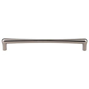 Top Knobs [TK767PN] Die Cast Zinc Cabinet Pull Handle - Brookline Series - Oversized - Polished Nickel Finish - 9" C/C - 9 5/8" L