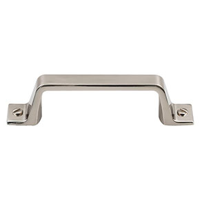 Top Knobs [TK742BSN] Die Cast Zinc Cabinet Pull Handle - Channing Series - Standard Size - Brushed Satin Nickel Finish - 3" C/C - 4 3/8" L